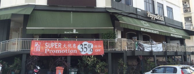 Papparich Menu Menu Untuk Papparich Taman Segar Perdana Selangor